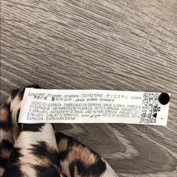 🚫SOLD Zara leopard print button down - Picture 8 of 8